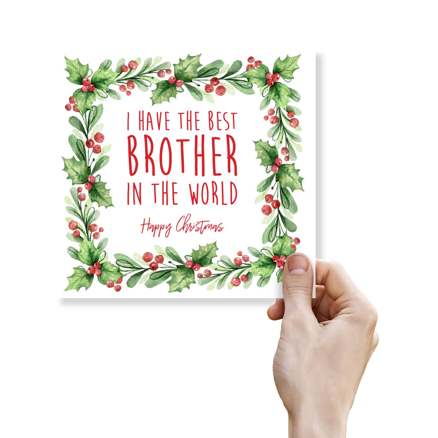 I Have the Best Brother in the World, Christmas Card