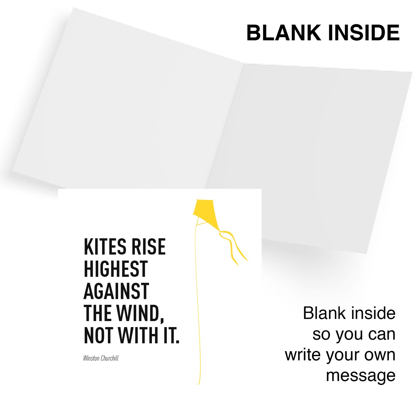 Kites Rise Highest Against The Wind, Not With It
