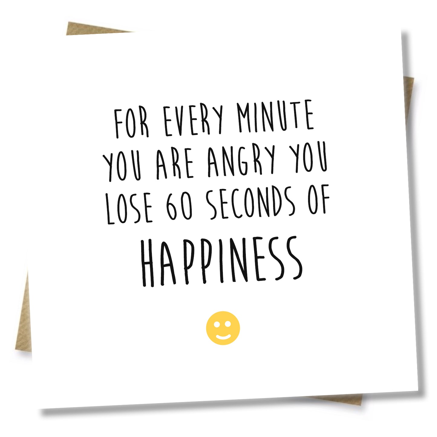 For Every Minute You Are Angry You Lose 60 Seconds Of Happiness
