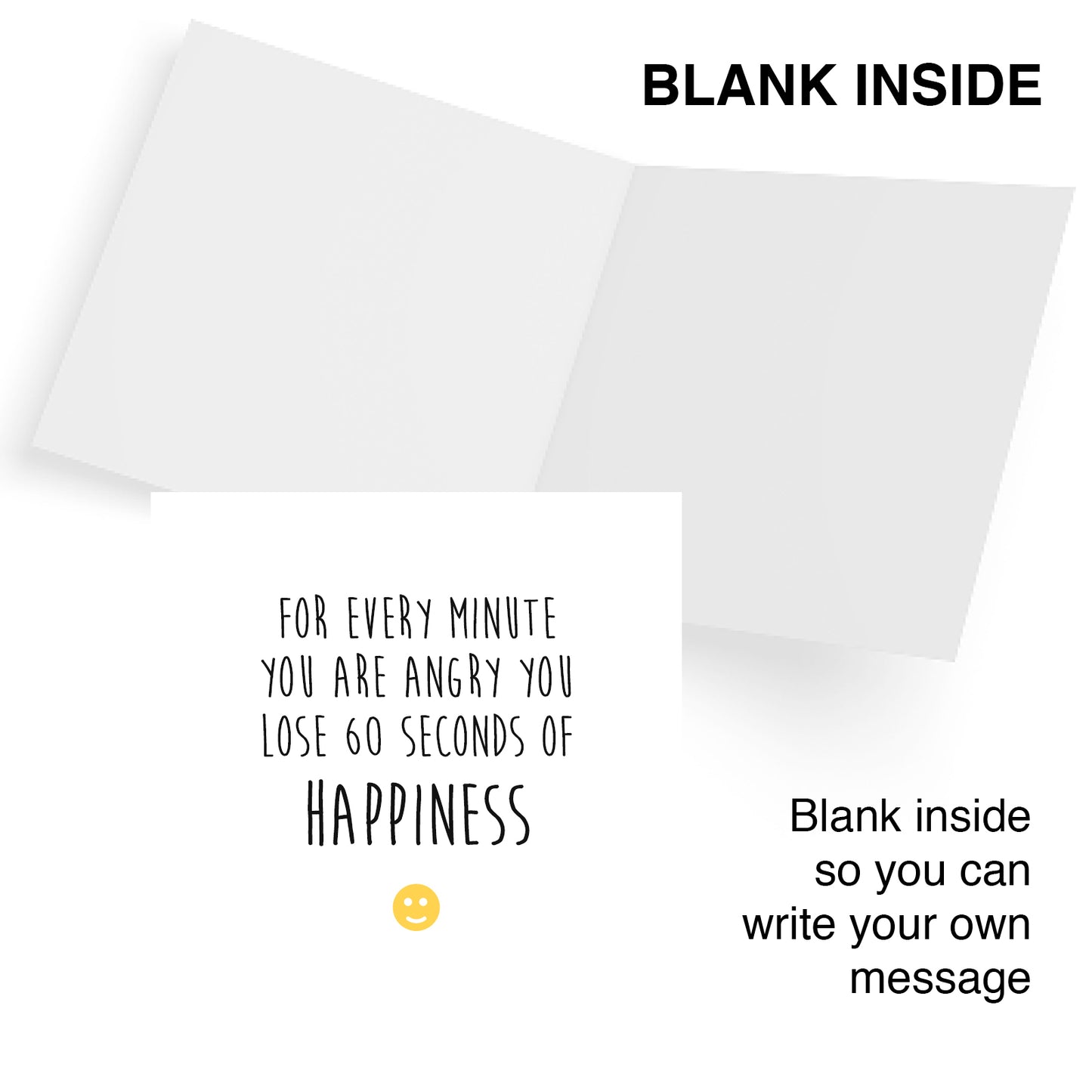 For Every Minute You Are Angry You Lose 60 Seconds Of Happiness