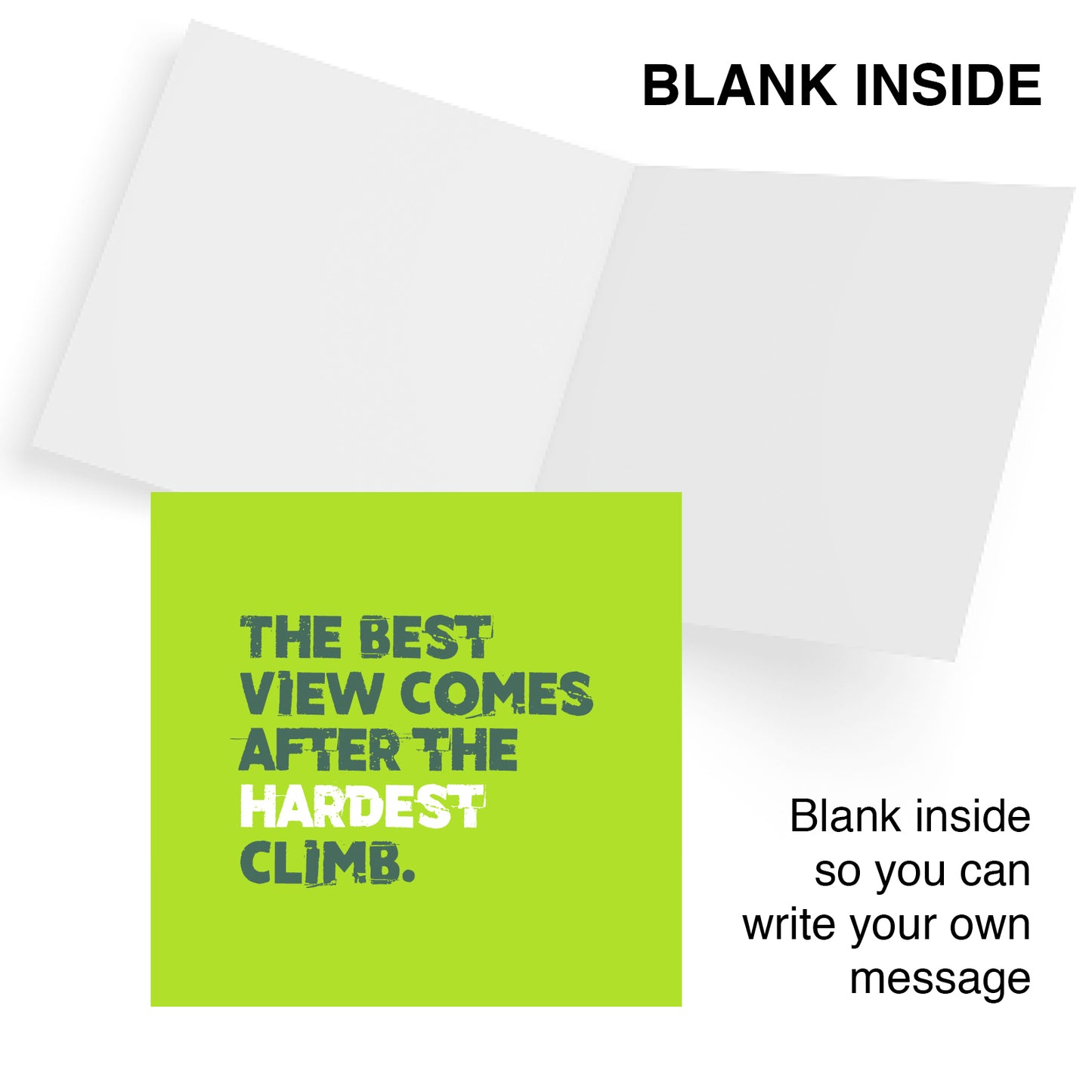 The Best View Comes After The Hardest Climb