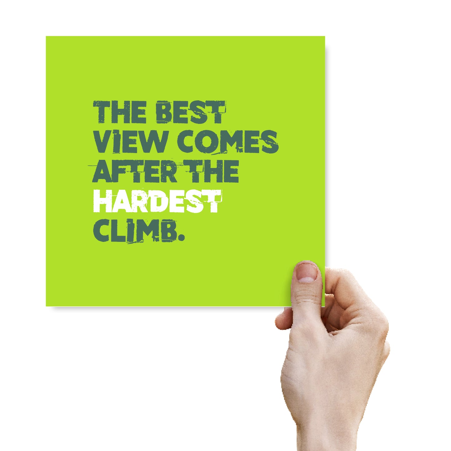 The Best View Comes After The Hardest Climb