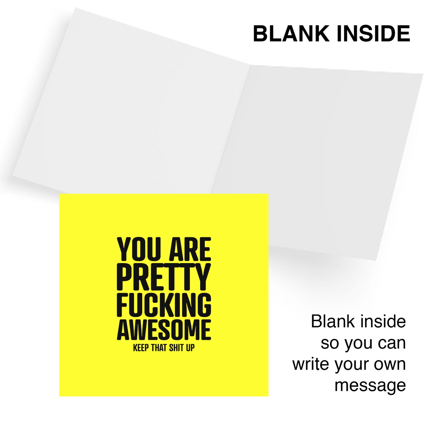 You Are Pretty Fucking Awesome Keep That Shit Up