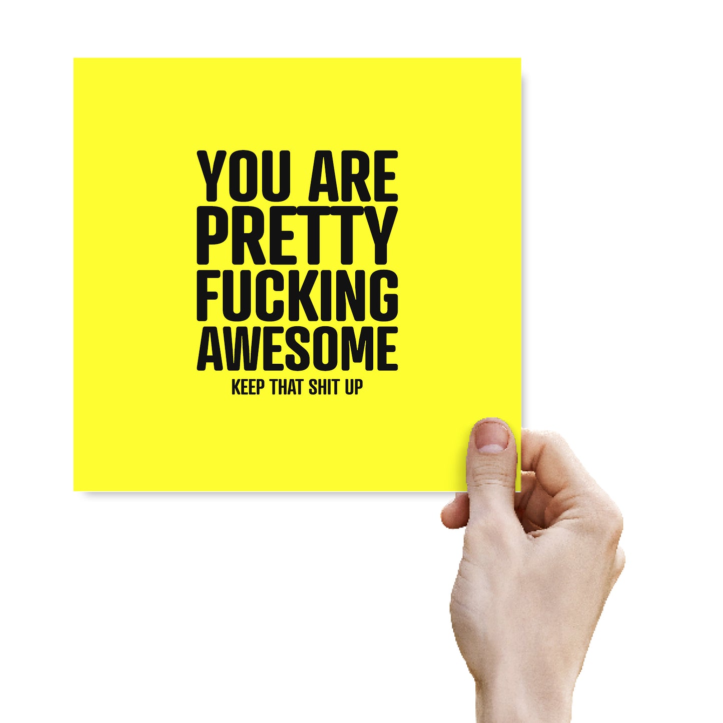 You Are Pretty Fucking Awesome Keep That Shit Up