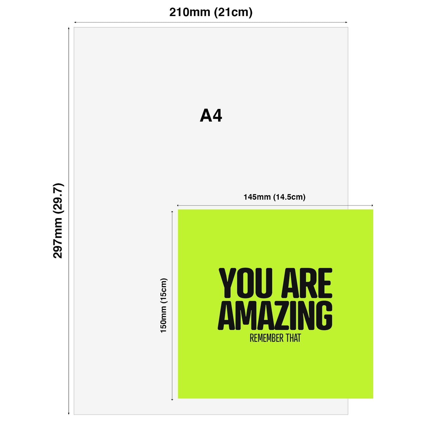 You Are Amazing Remember That