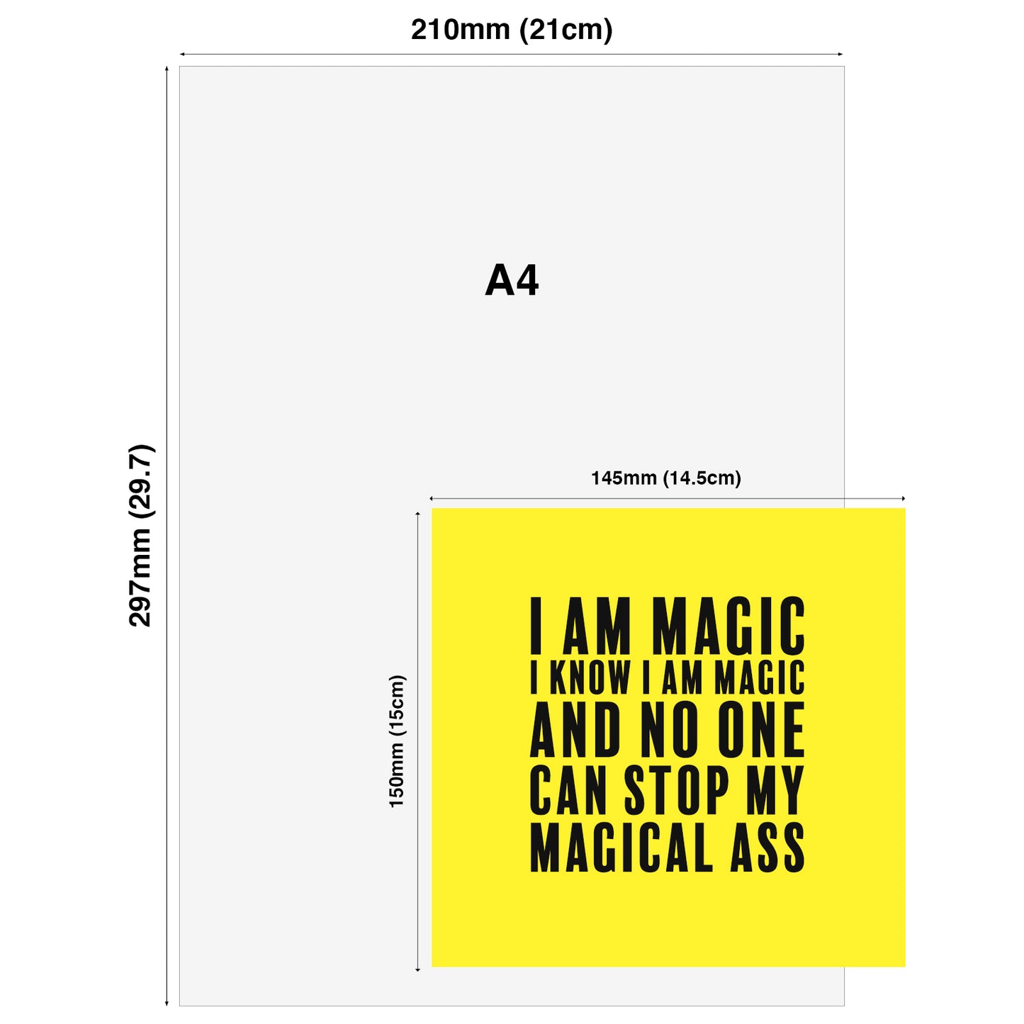 I am magic I know I am magic and no one can stop my magical ass