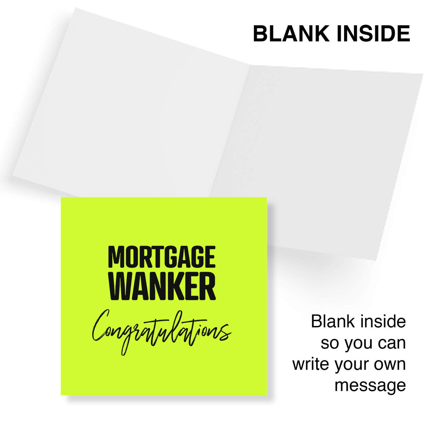 Mortgage Wanker Congratulations