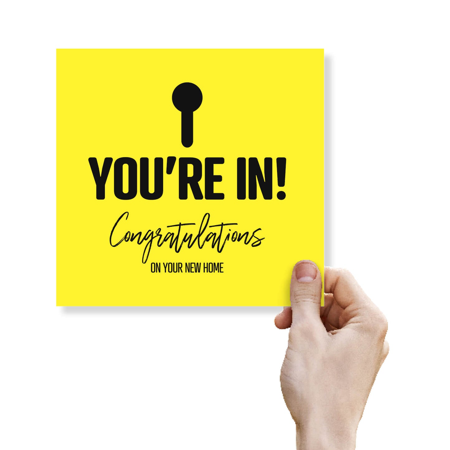 You’re In! Congratulations on your new home
