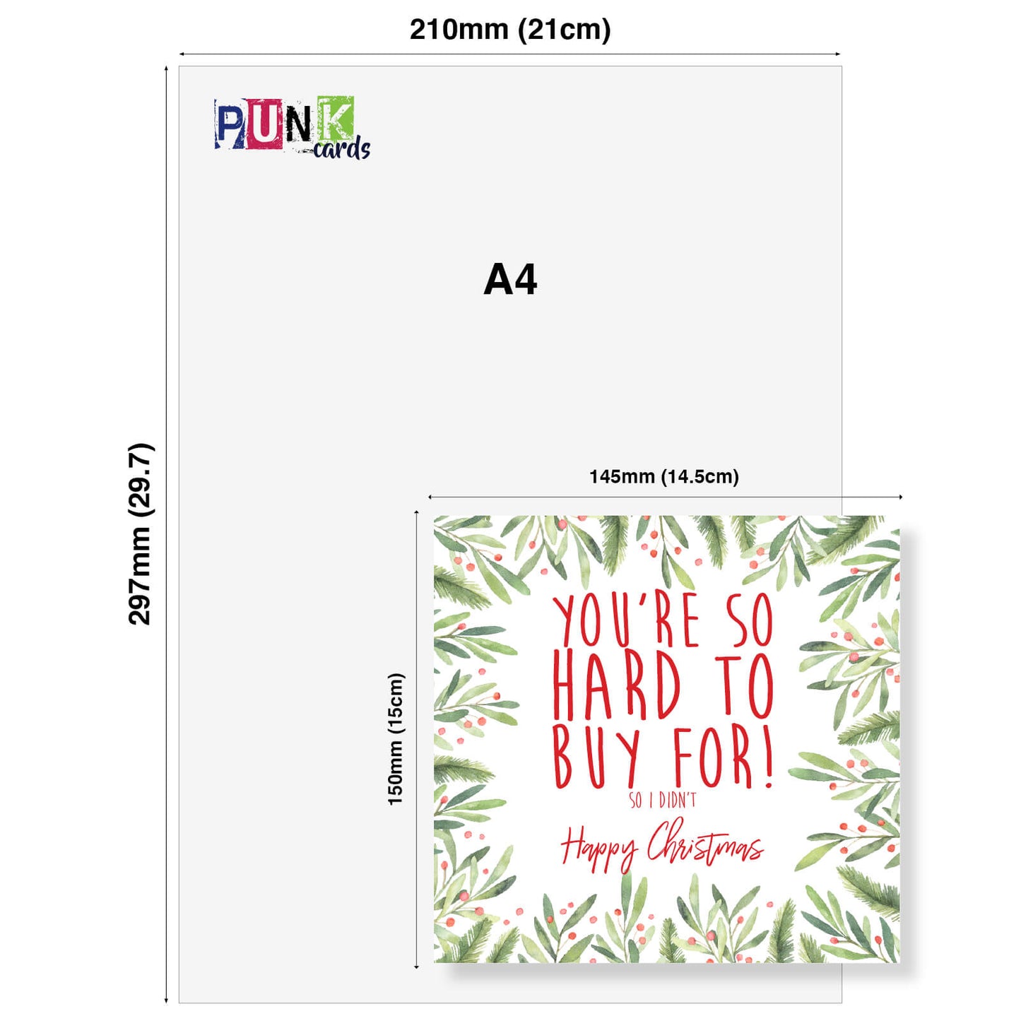 You’re So Hard To Buy For – Christmas Card