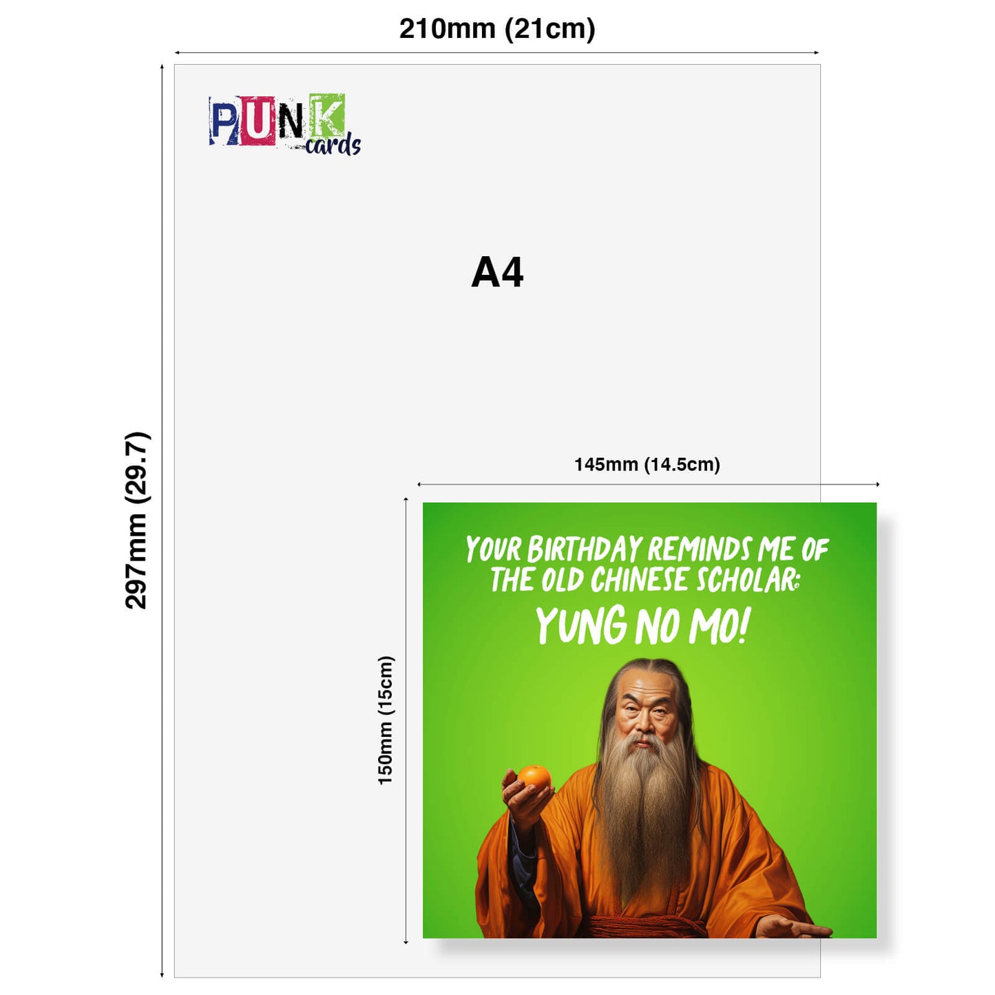 Yung No Mo! Birthday Card