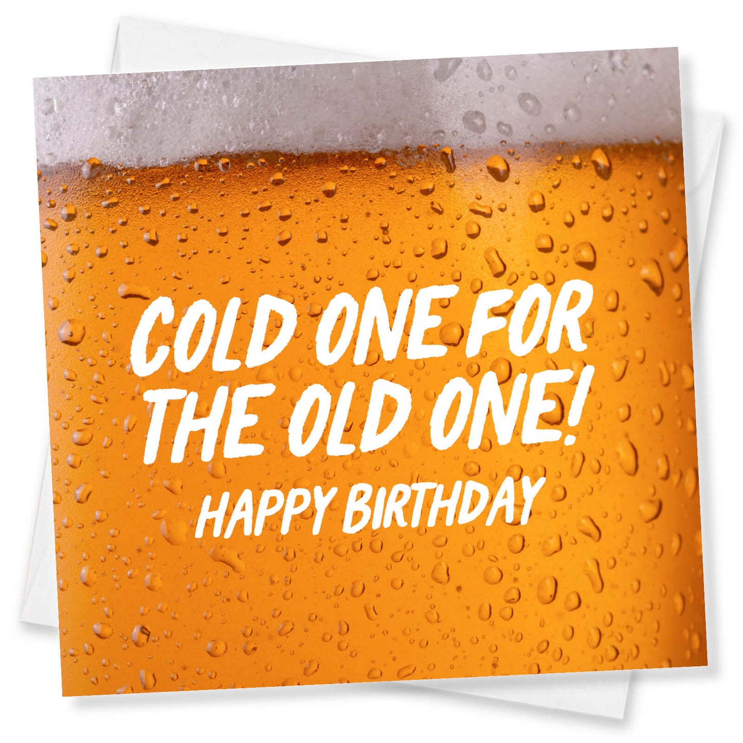 Cold One For The Old One (Foamy Beer Close-Up)