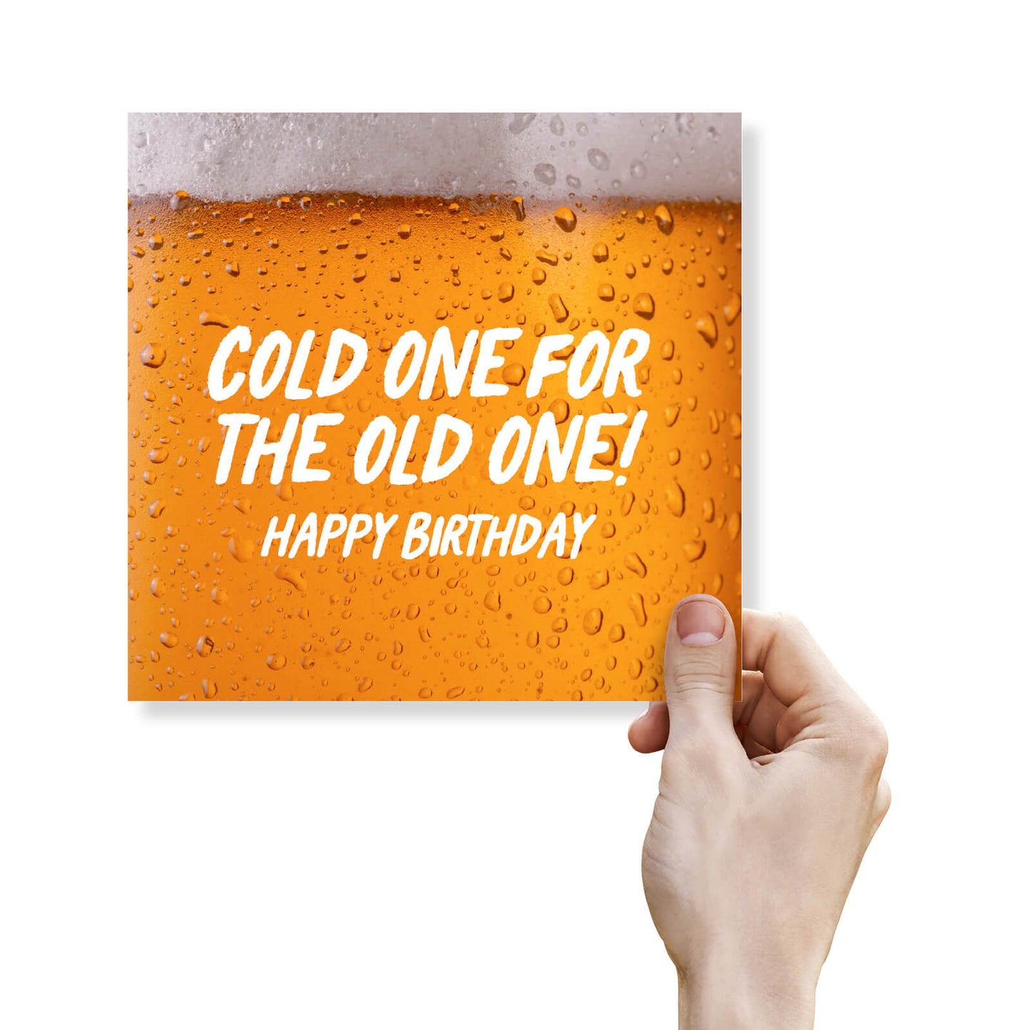 Cold One For The Old One (Foamy Beer Close-Up)