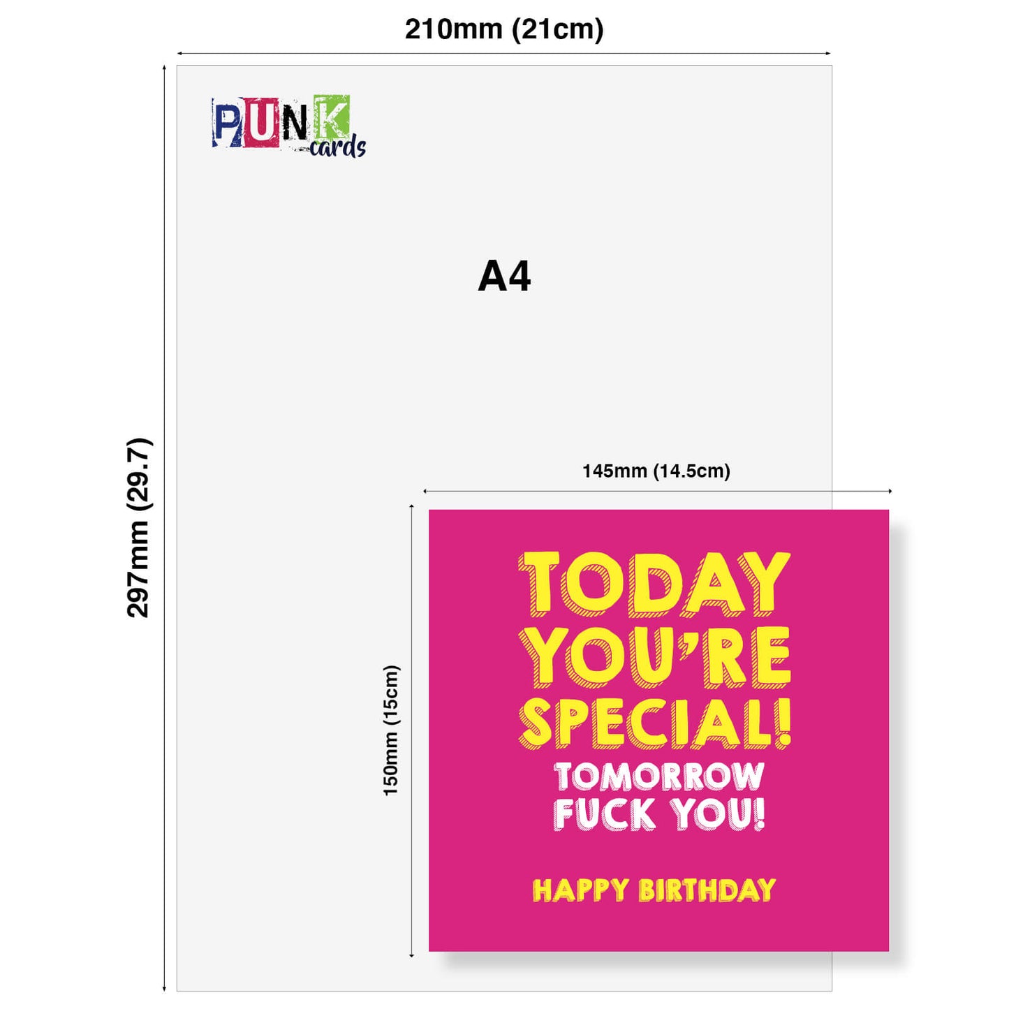 Today You’re Special, Tomorrow..." Rude Birthday Card