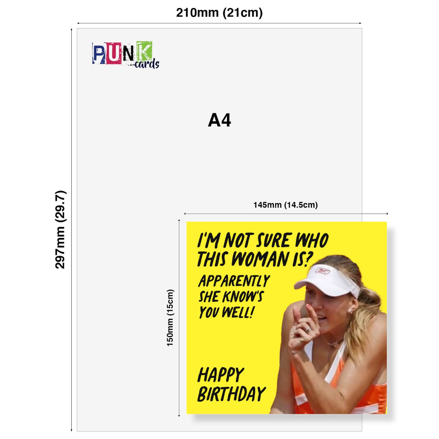 Not Sure Who This Woman Is? – Mystery Woman Birthday Card