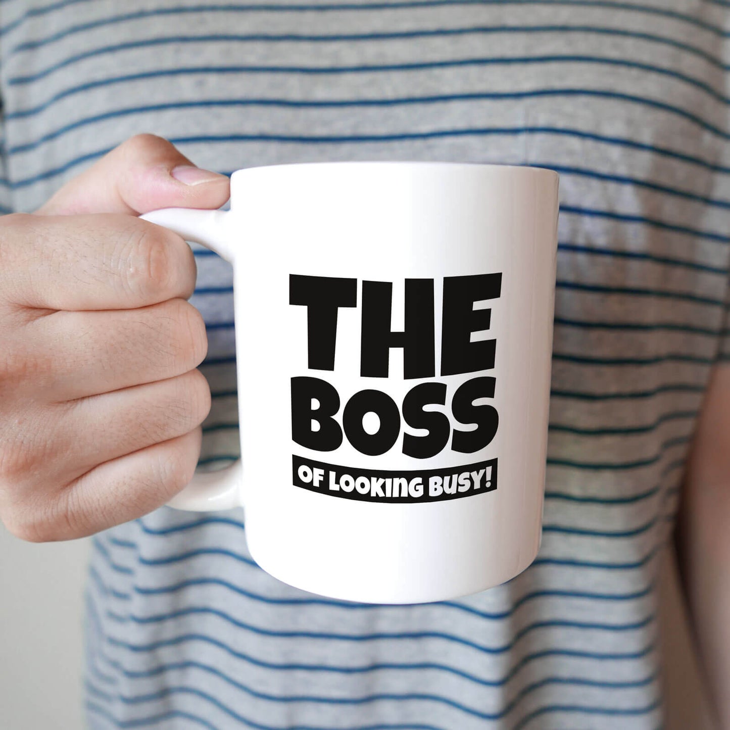 The Boss of Looking Busy Mug