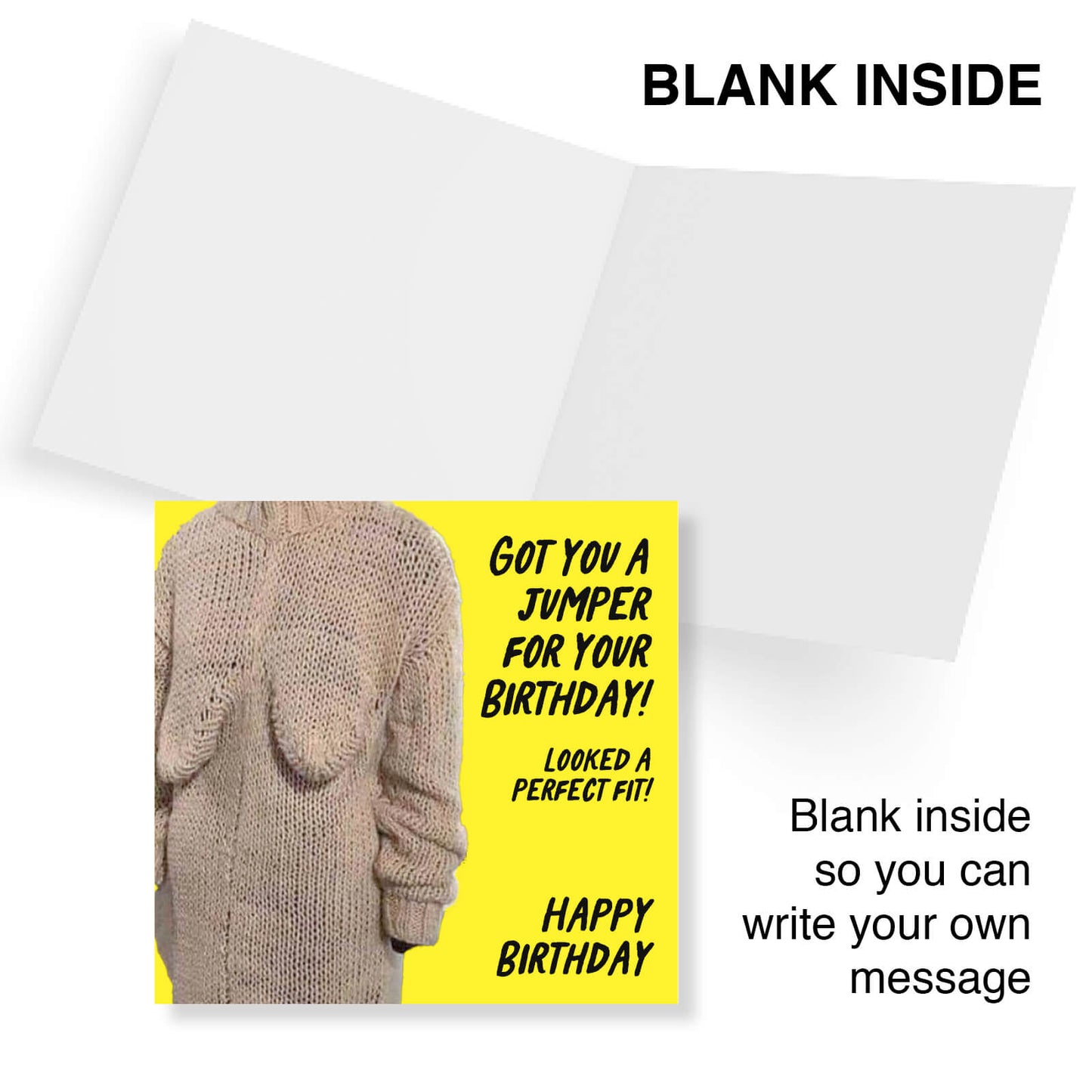 Got You a Jumper – Rude Birthday Card