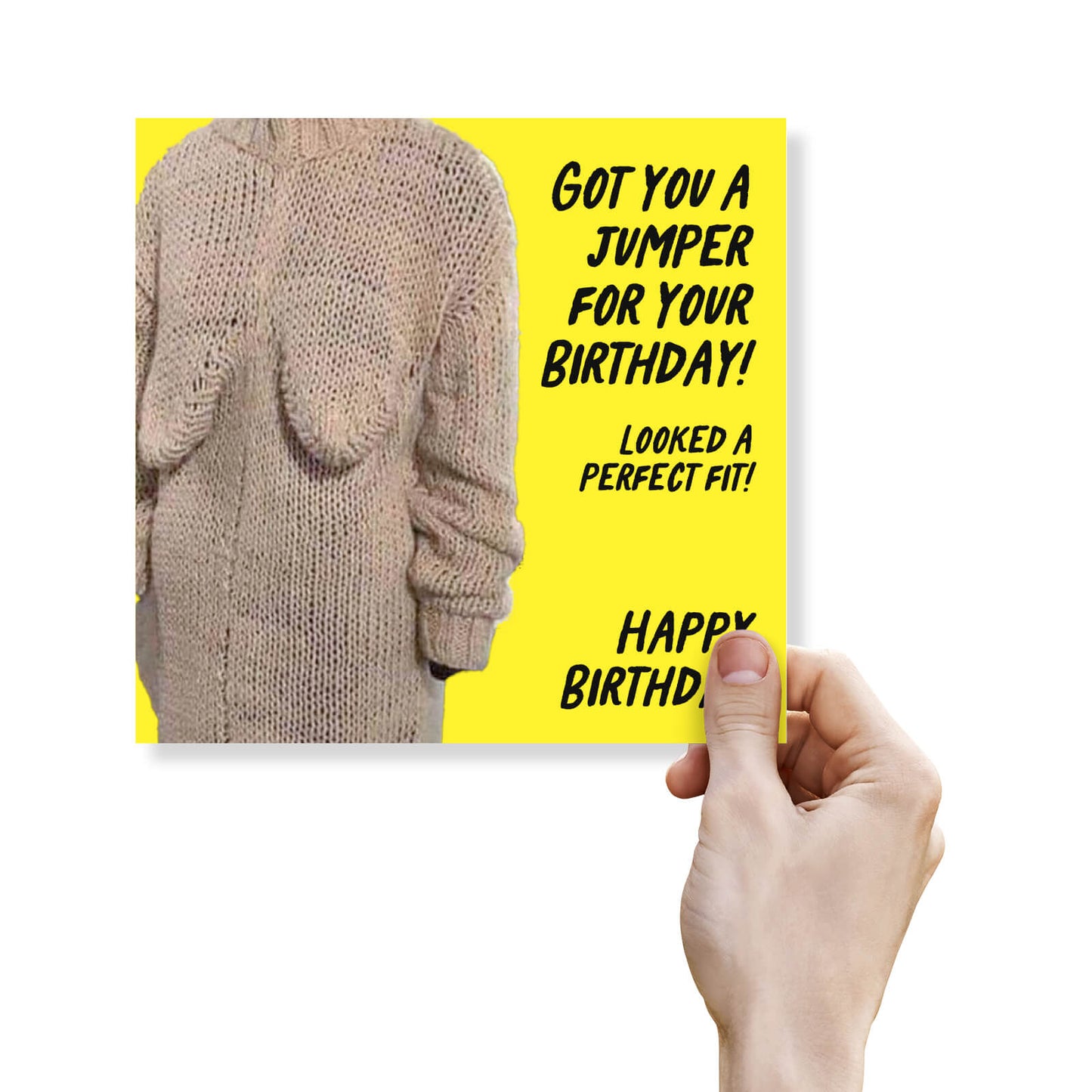 Got You a Jumper – Rude Birthday Card