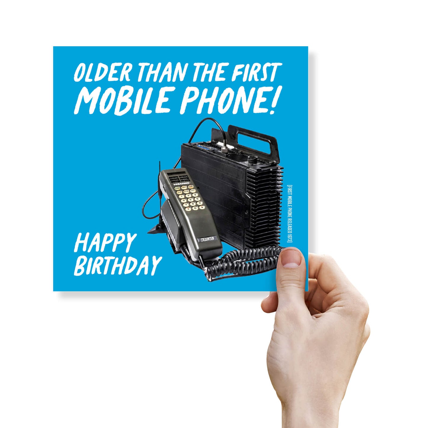 Older Than the First Mobile Phone – Retro Roast Birthday Card