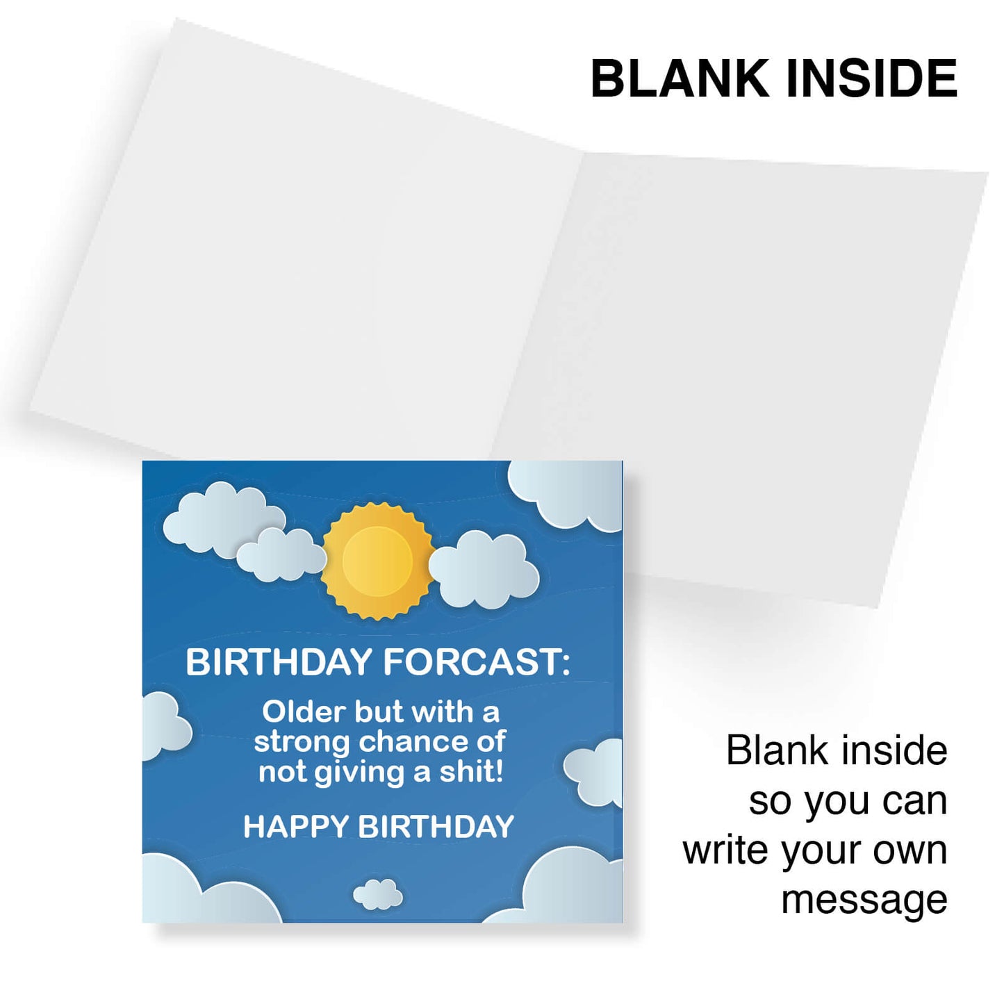 Birthday Forecast – Funny Weather-Themed Birthday Card