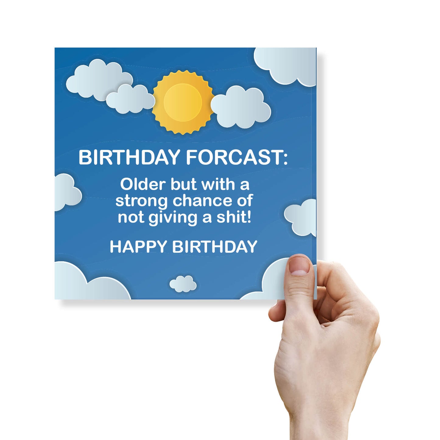 Birthday Forecast – Funny Weather-Themed Birthday Card