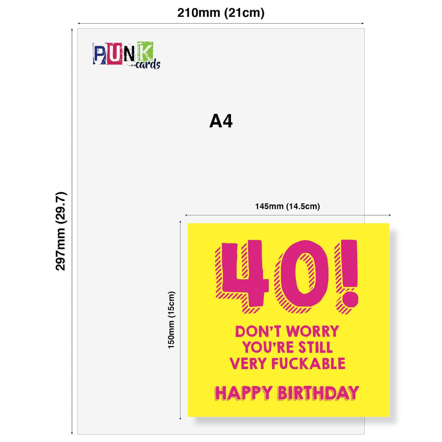 40! Still Very Fuckable Birthday Card