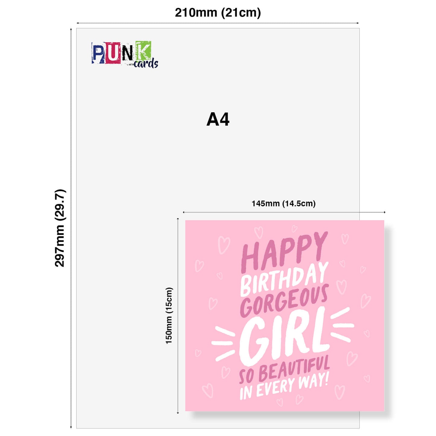 Happy Birthday Gorgeous Girl Card