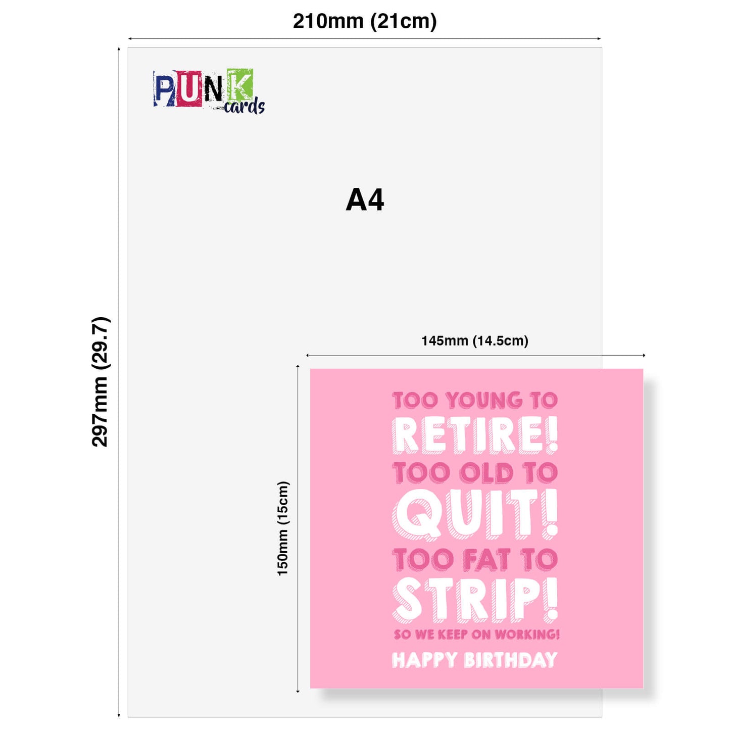 Too Young to Retire, Too Fat to Strip Card