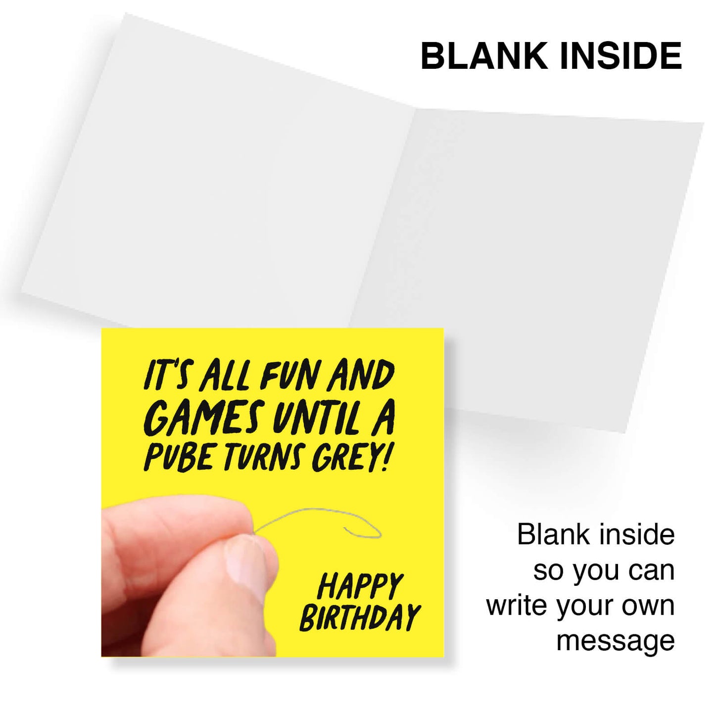 It’s All Fun Until a Pube Turns Grey Card