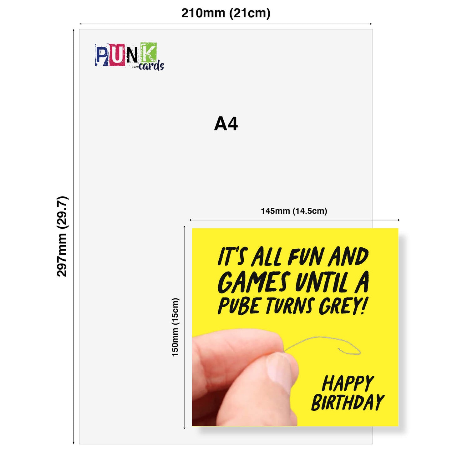 It’s All Fun Until a Pube Turns Grey Card