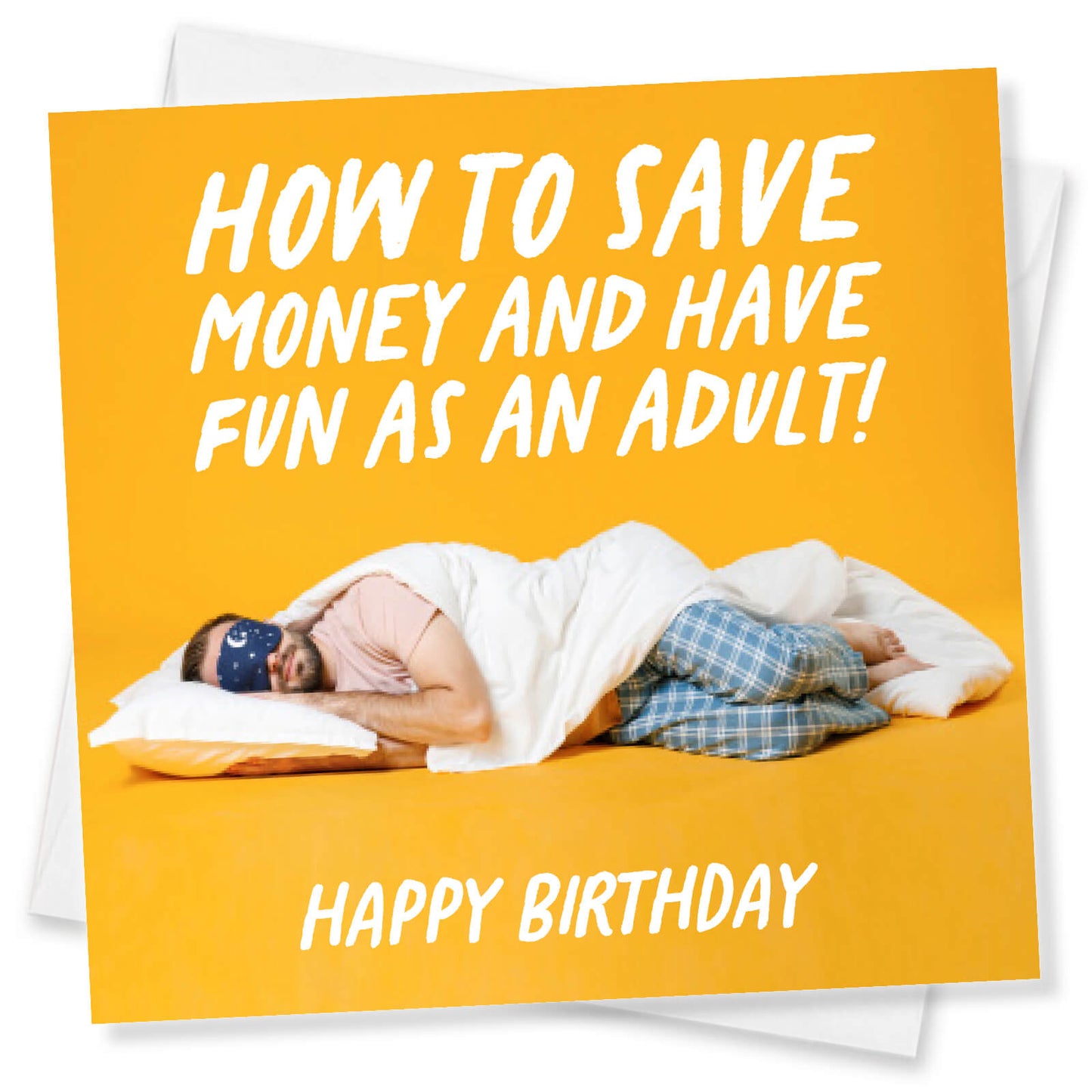 How to Save Money and Have Fun as an Adult Birthday Card