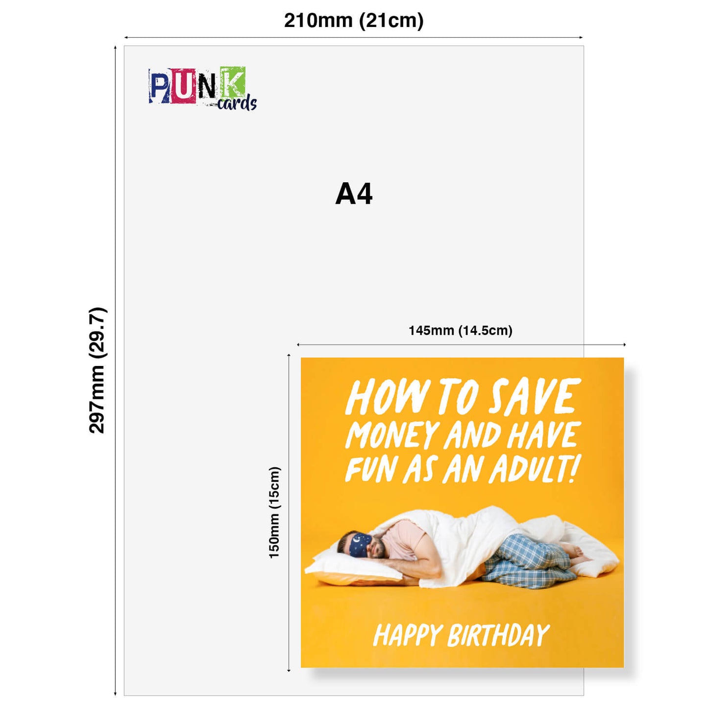 How to Save Money and Have Fun as an Adult Birthday Card