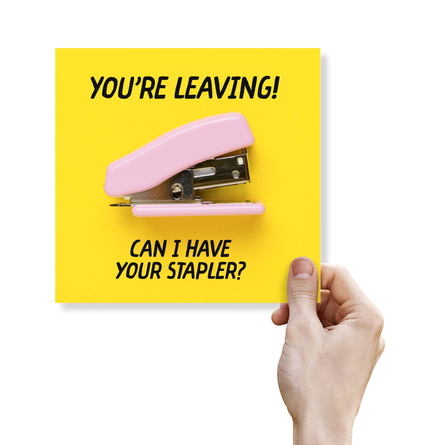 You’re Leaving! Can I have your Stapler?