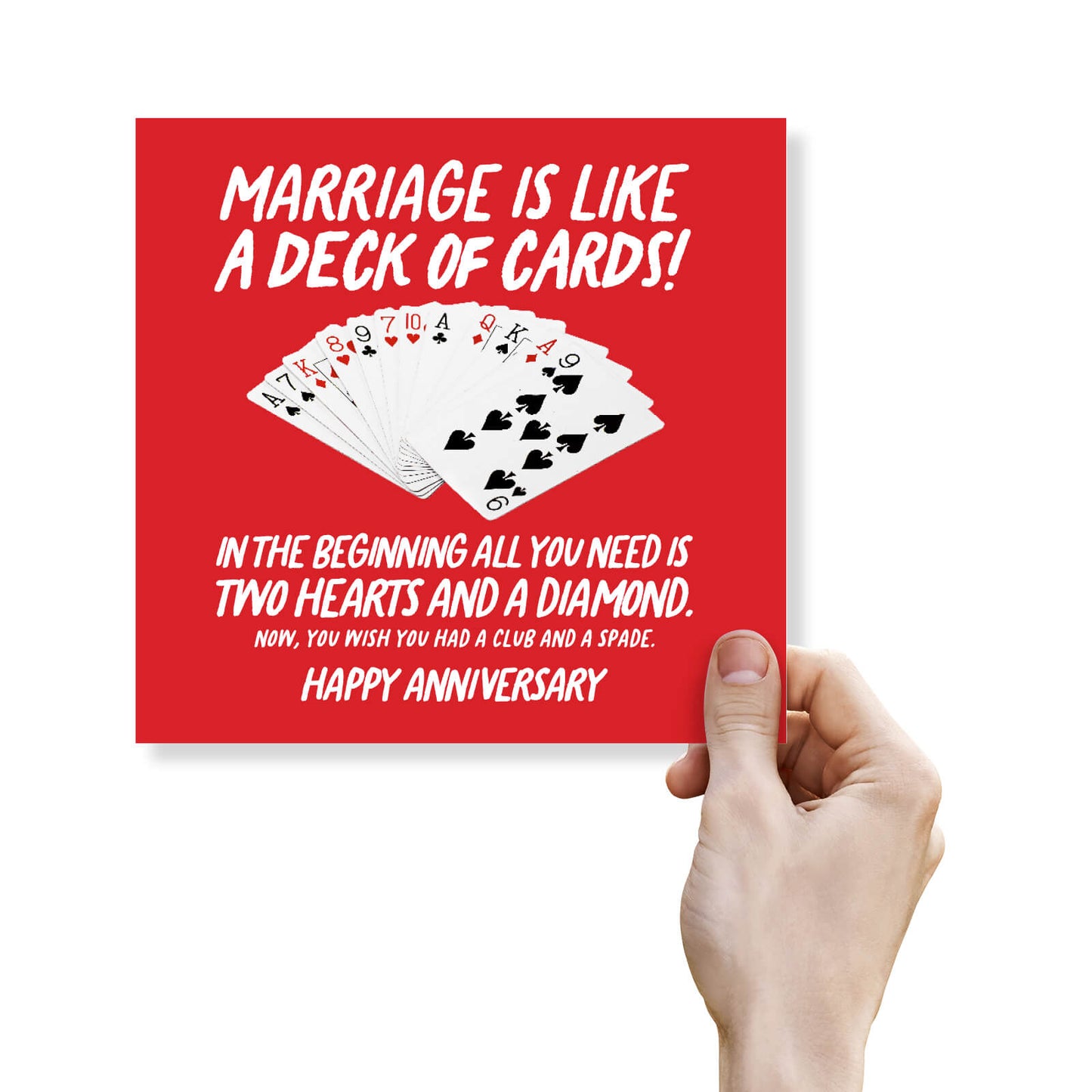 Marriage is Like A Deck of Cards!