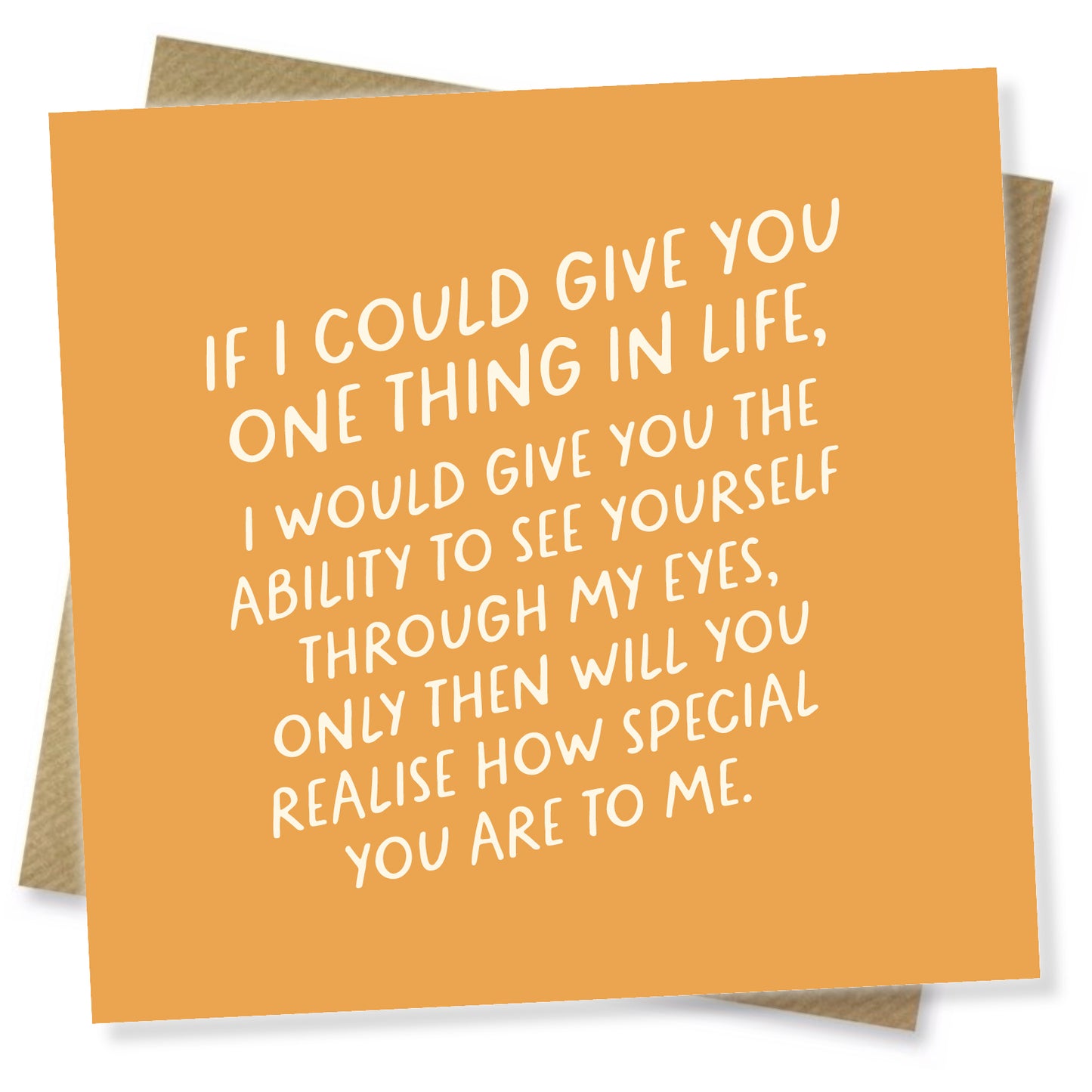 If I Could Give You One Thing...