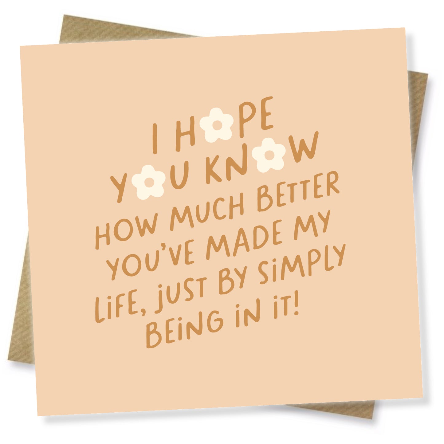 I Hope You Know\...