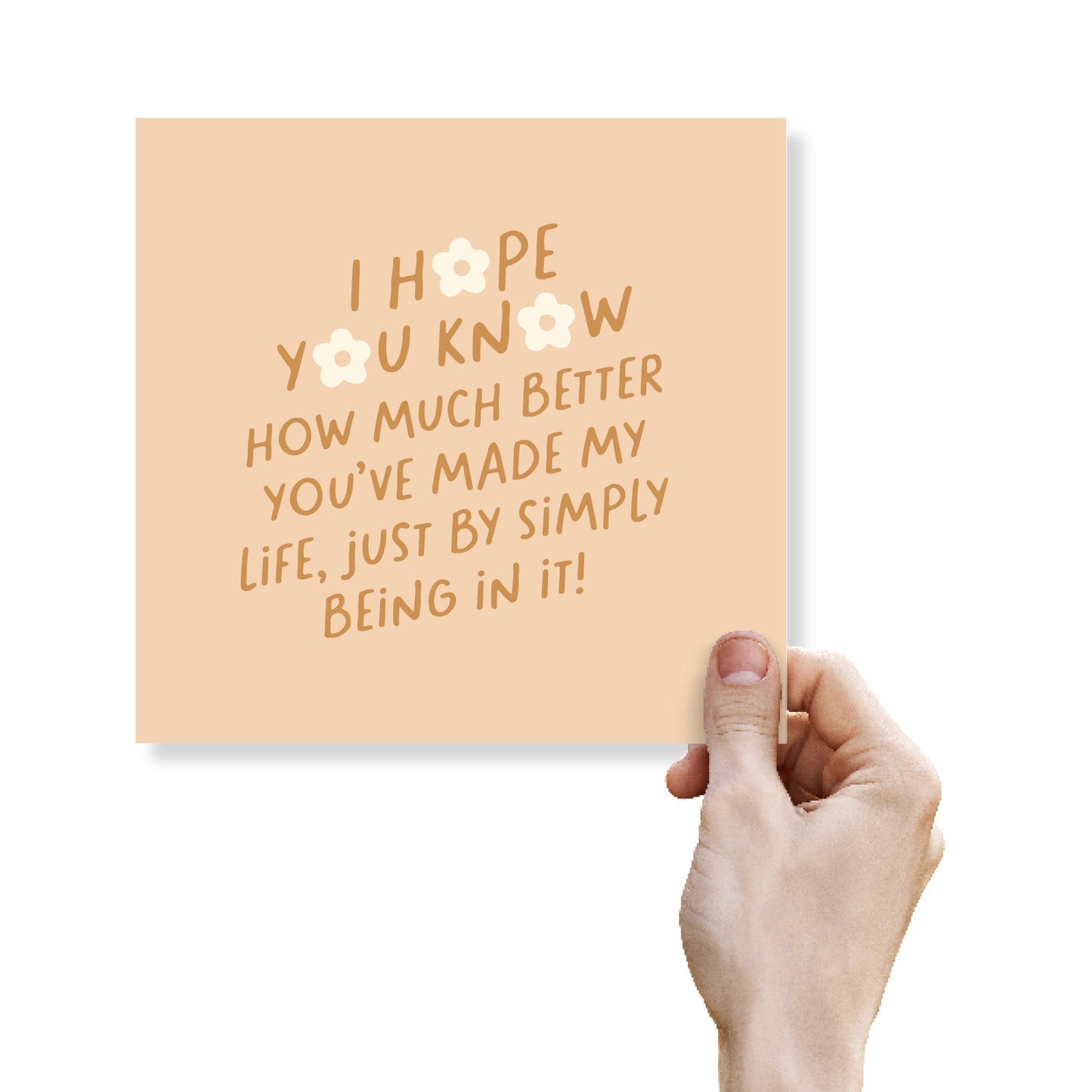 I Hope You Know\...