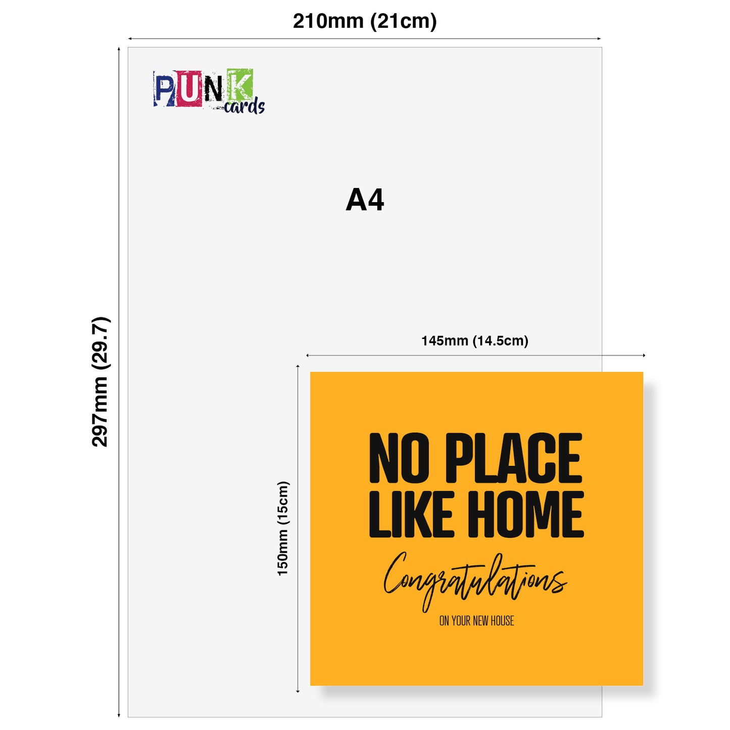 No Place Like Home Congratulations on your new house