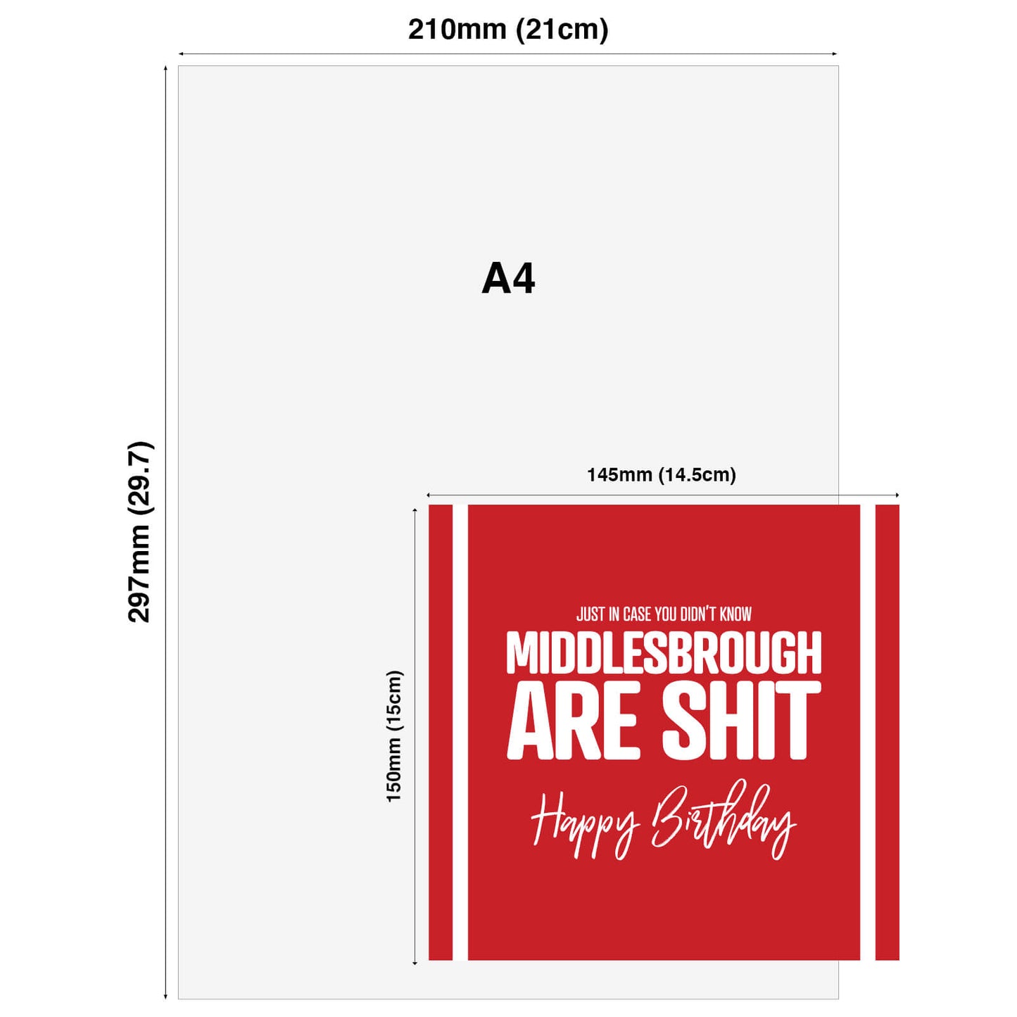 Just in case you didn't know Middlesbrough are shit!