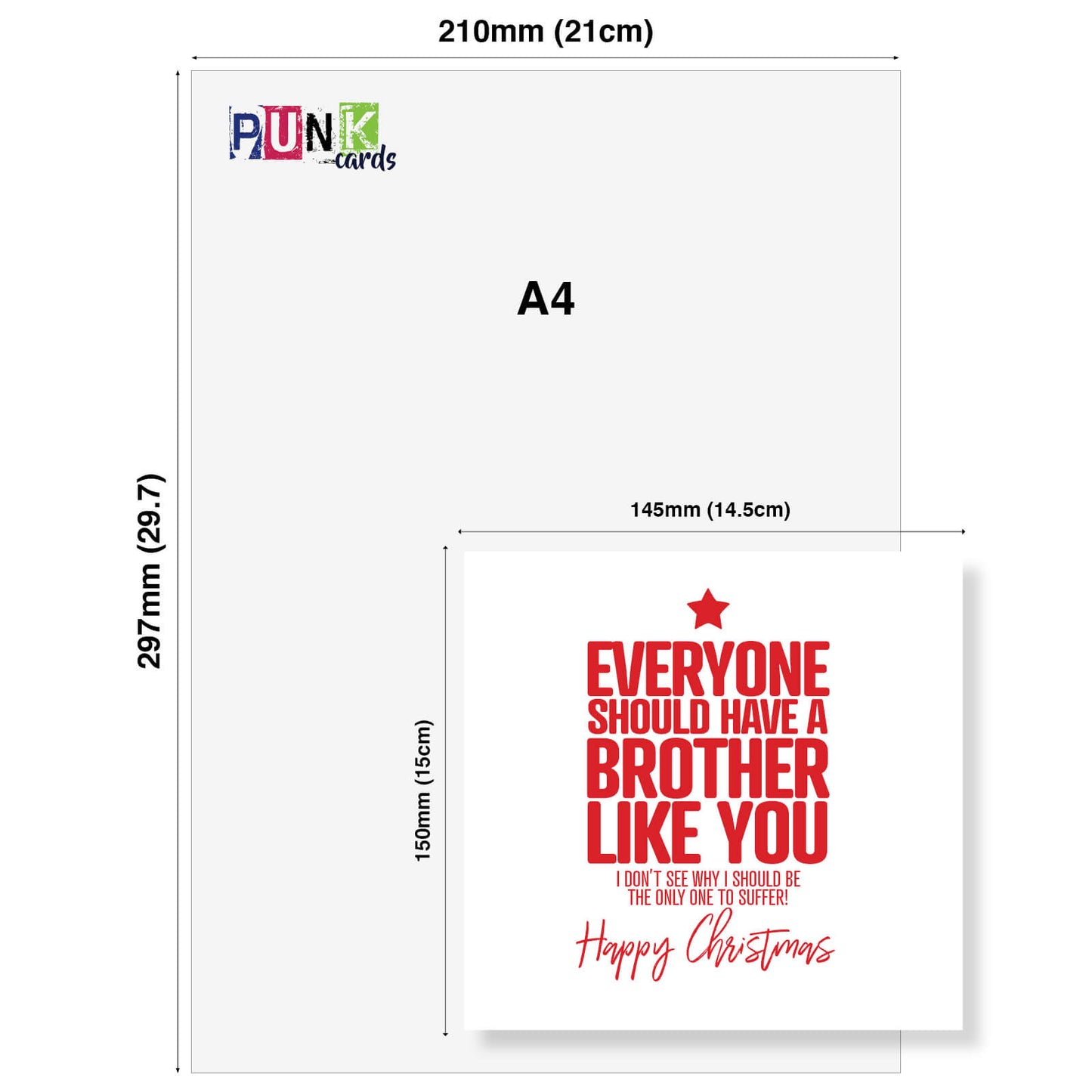 "Everyone Should Have a Brother Like You..." Christmas Card
