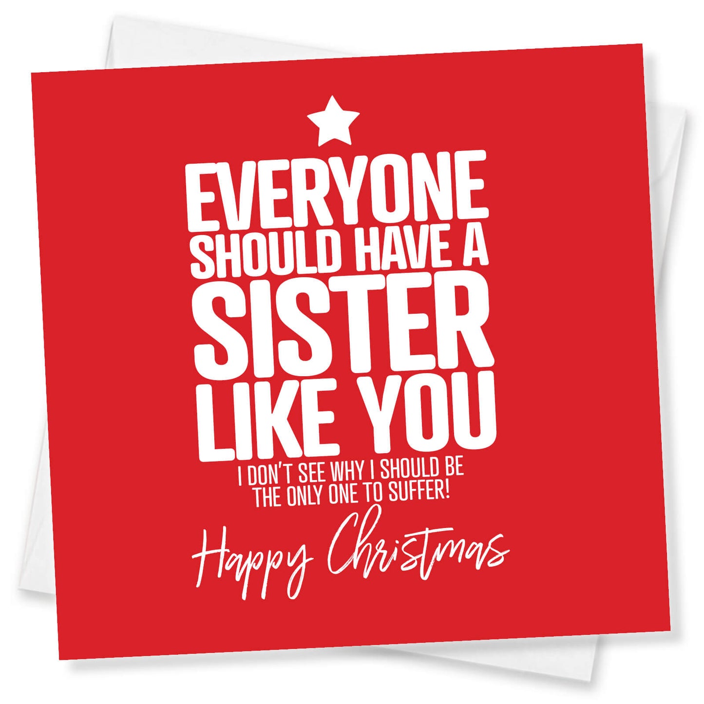 "Everyone Should Have a Sister Like You..." Christmas Card