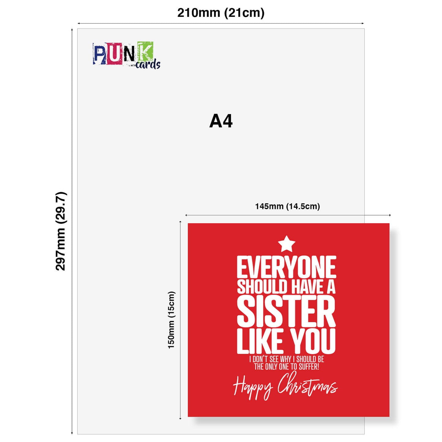 "Everyone Should Have a Sister Like You..." Christmas Card