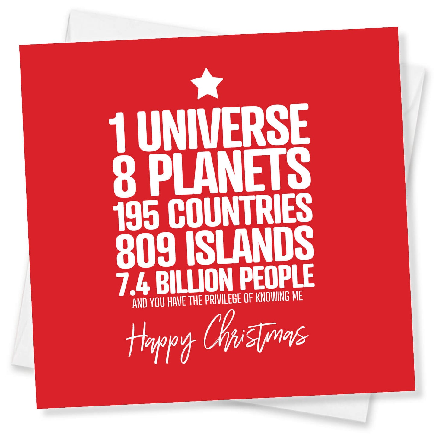 1 Universe. 8 Planets. 195 Countries... And You Have The Privilege Of Knowing Me