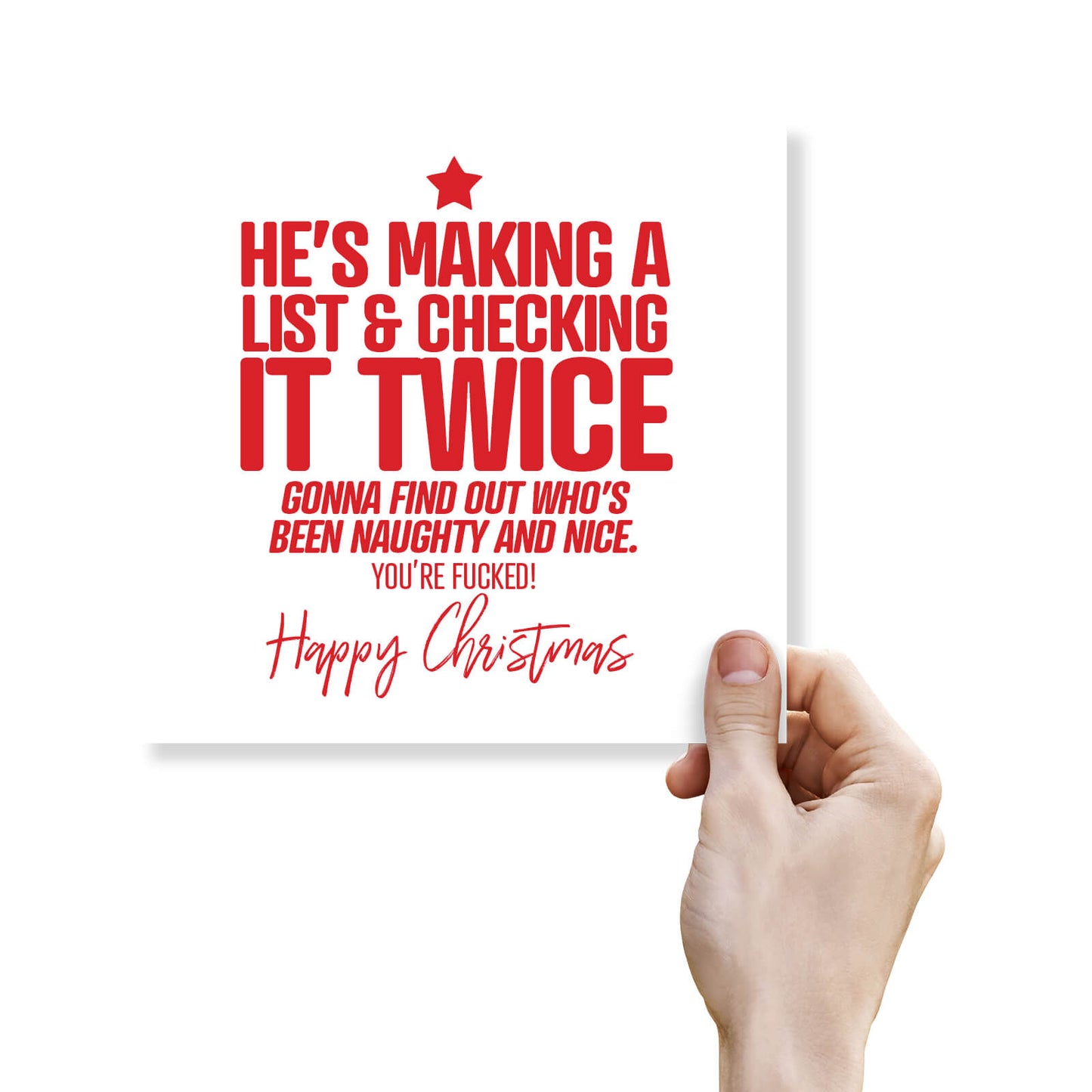 You’re F*cked Christmas Card
