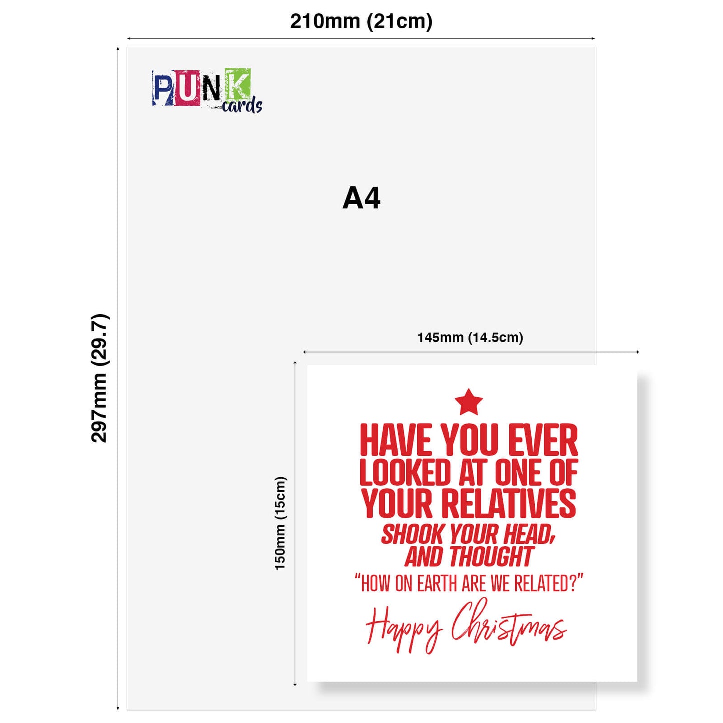 Have You Ever Looked at One of Your Relatives? Christmas Card