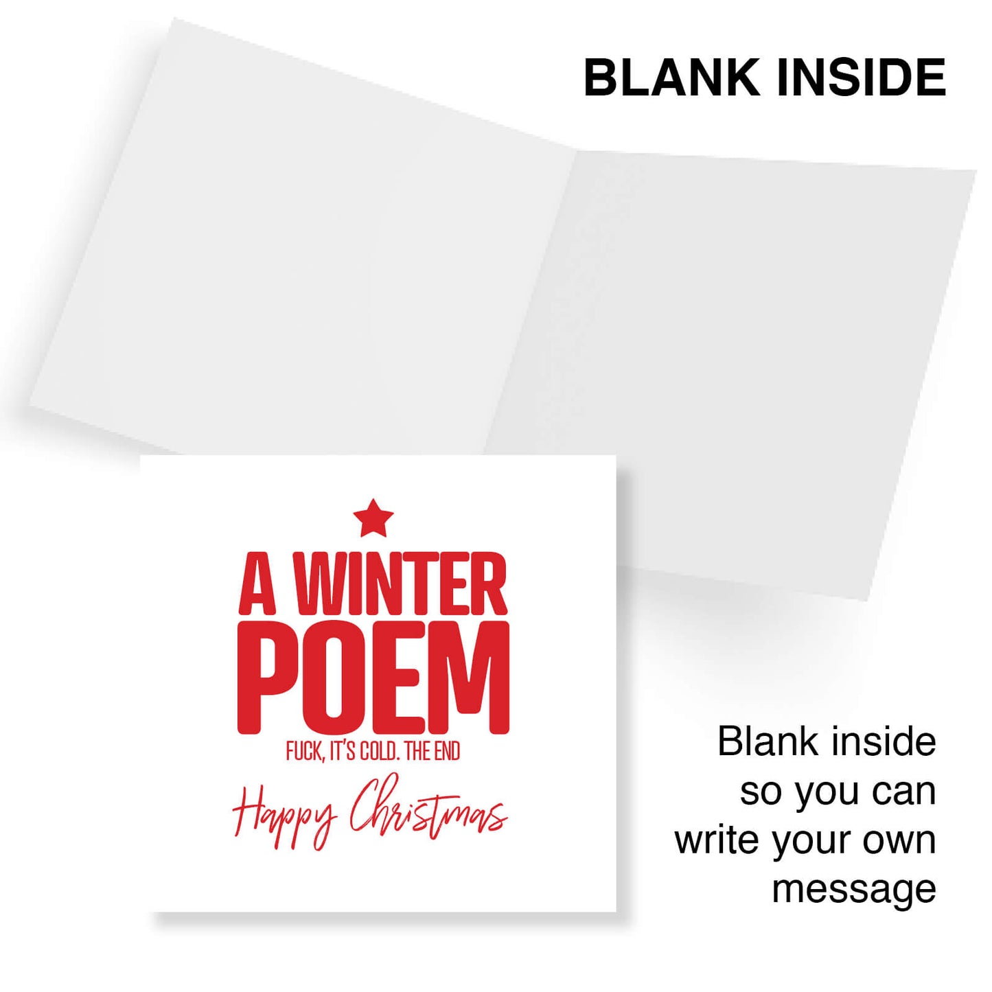 A Winter Poem Christmas Card