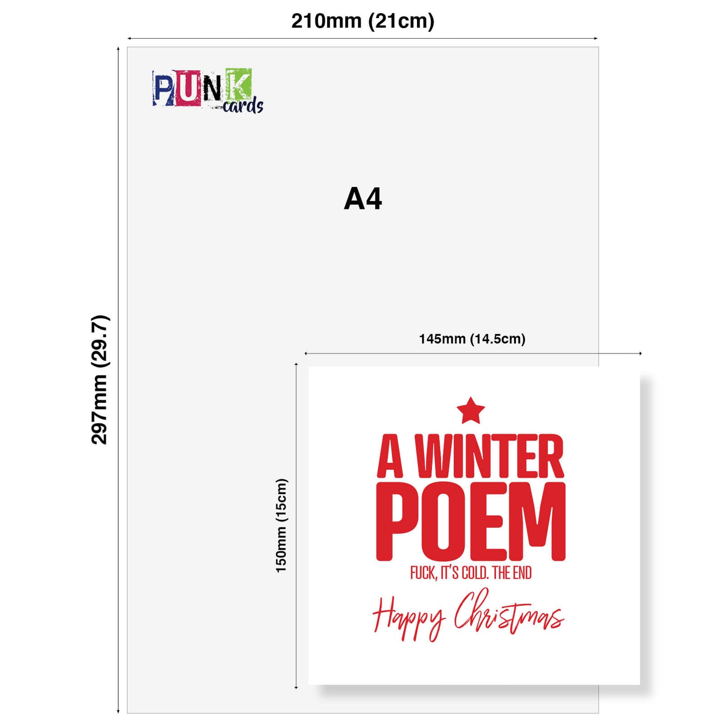 A Winter Poem Christmas Card