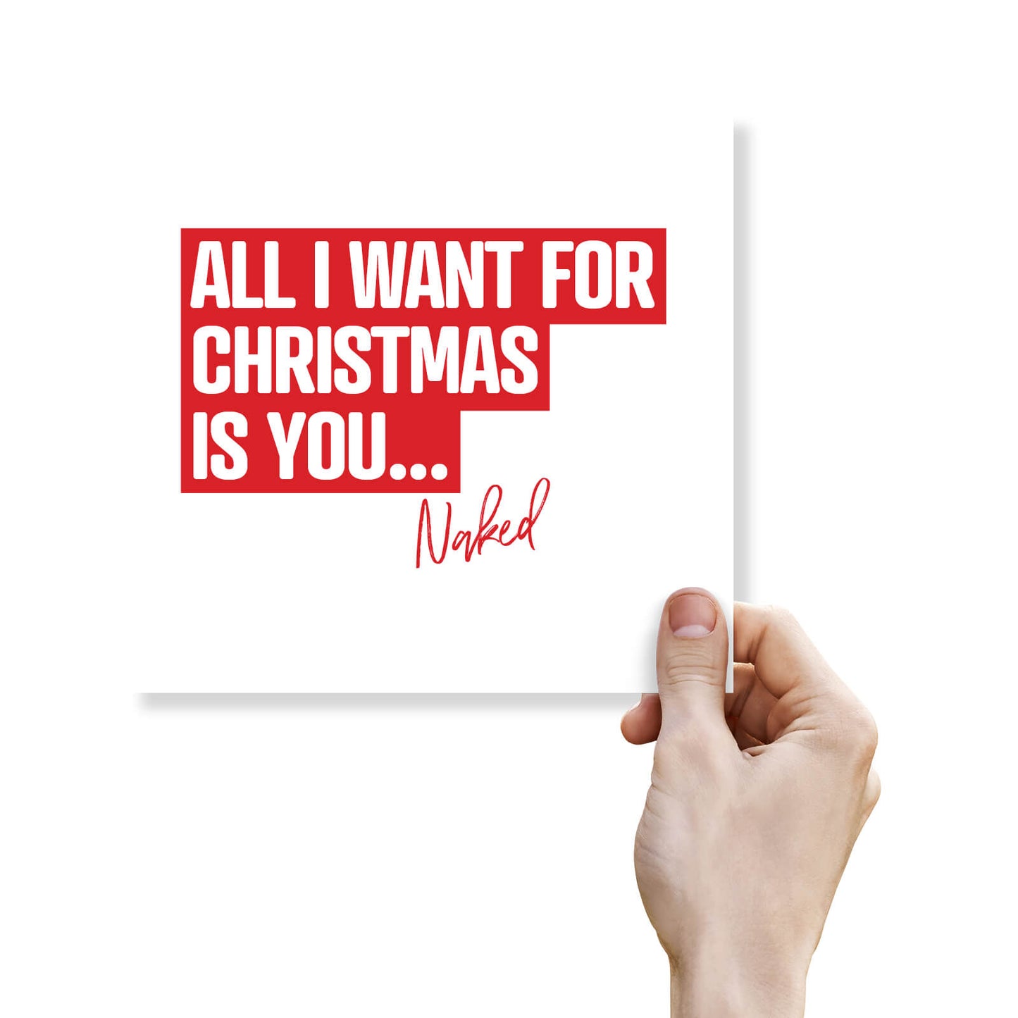 All I Want for Christmas is You... Pack of 6 - Naked