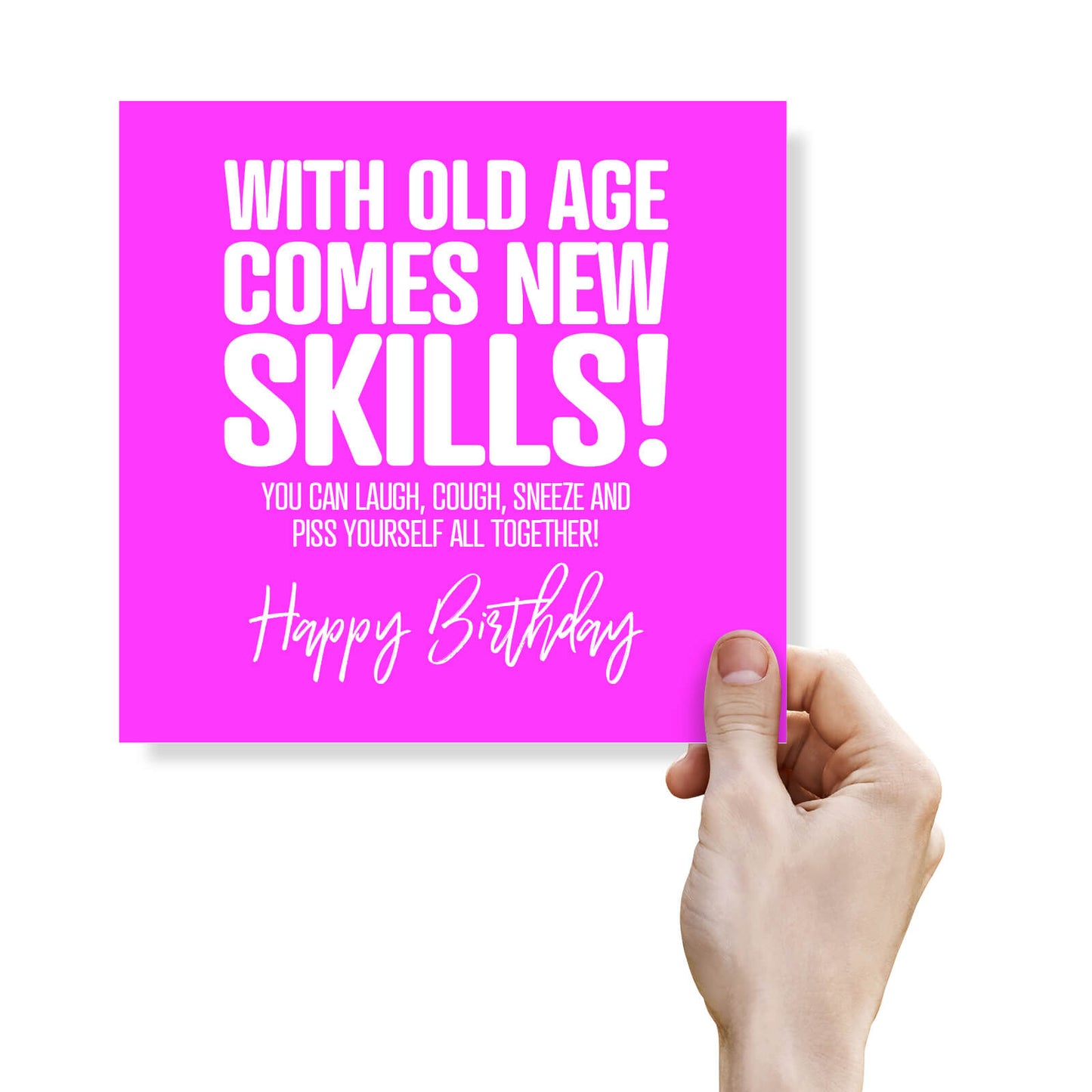 With Old Age Comes New Skills
