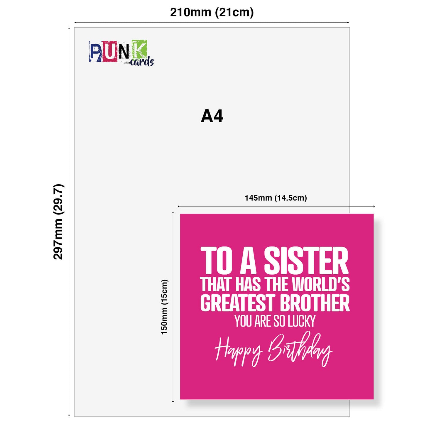 To A Sister That Has The World's Greatest Brother