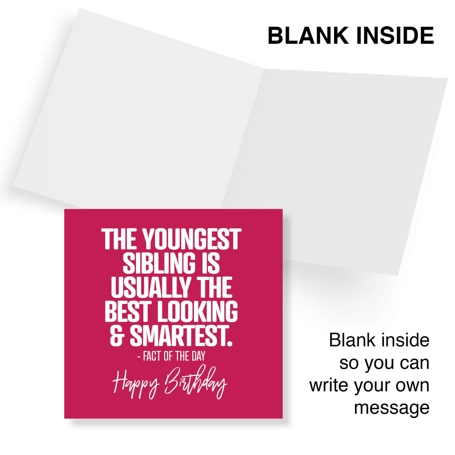The Youngest Sibling Is Usually the Best Looking & Smartest – Fact of the Day